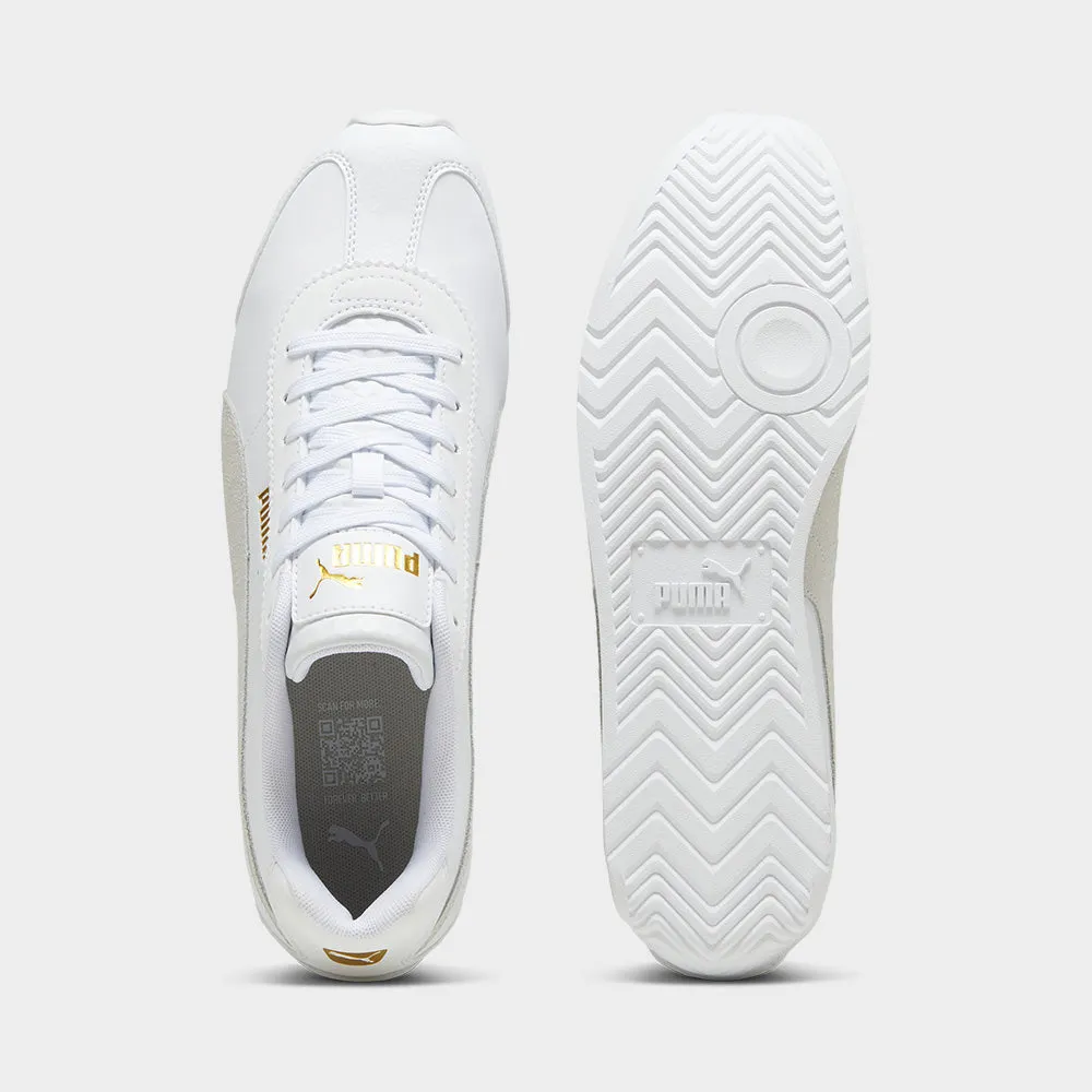 Puma Mens Turin 3 Golazo Sneaker White/gold _ 182200 _ White