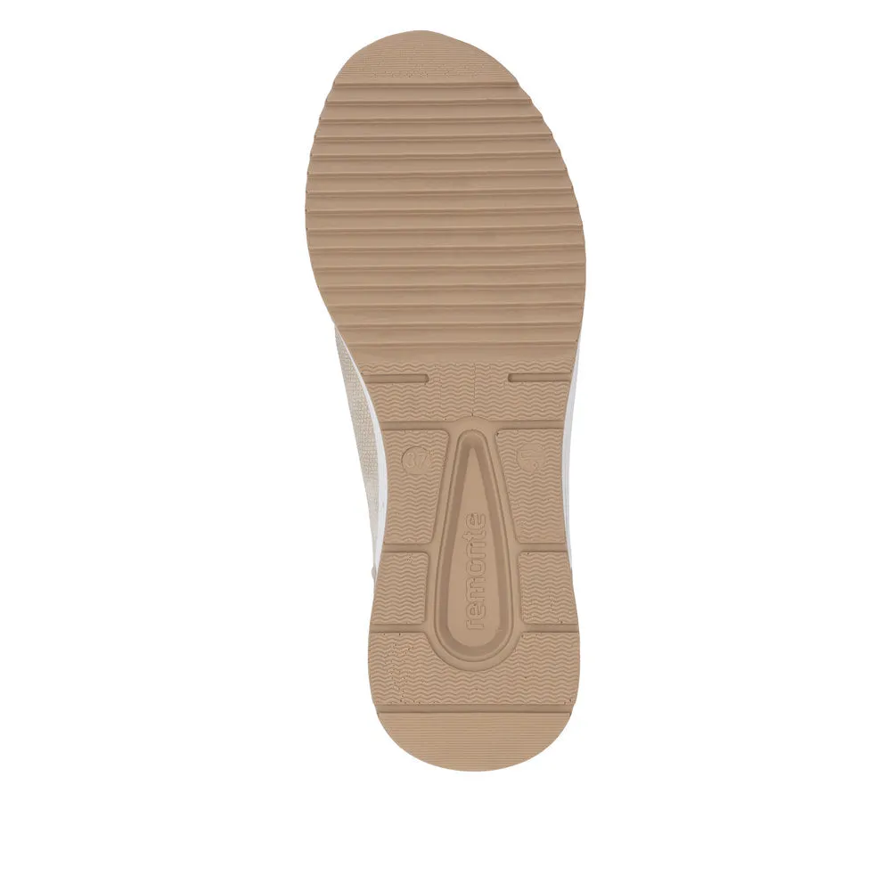 Remonte Ladies Zip Front Wedge Heel Sneaker