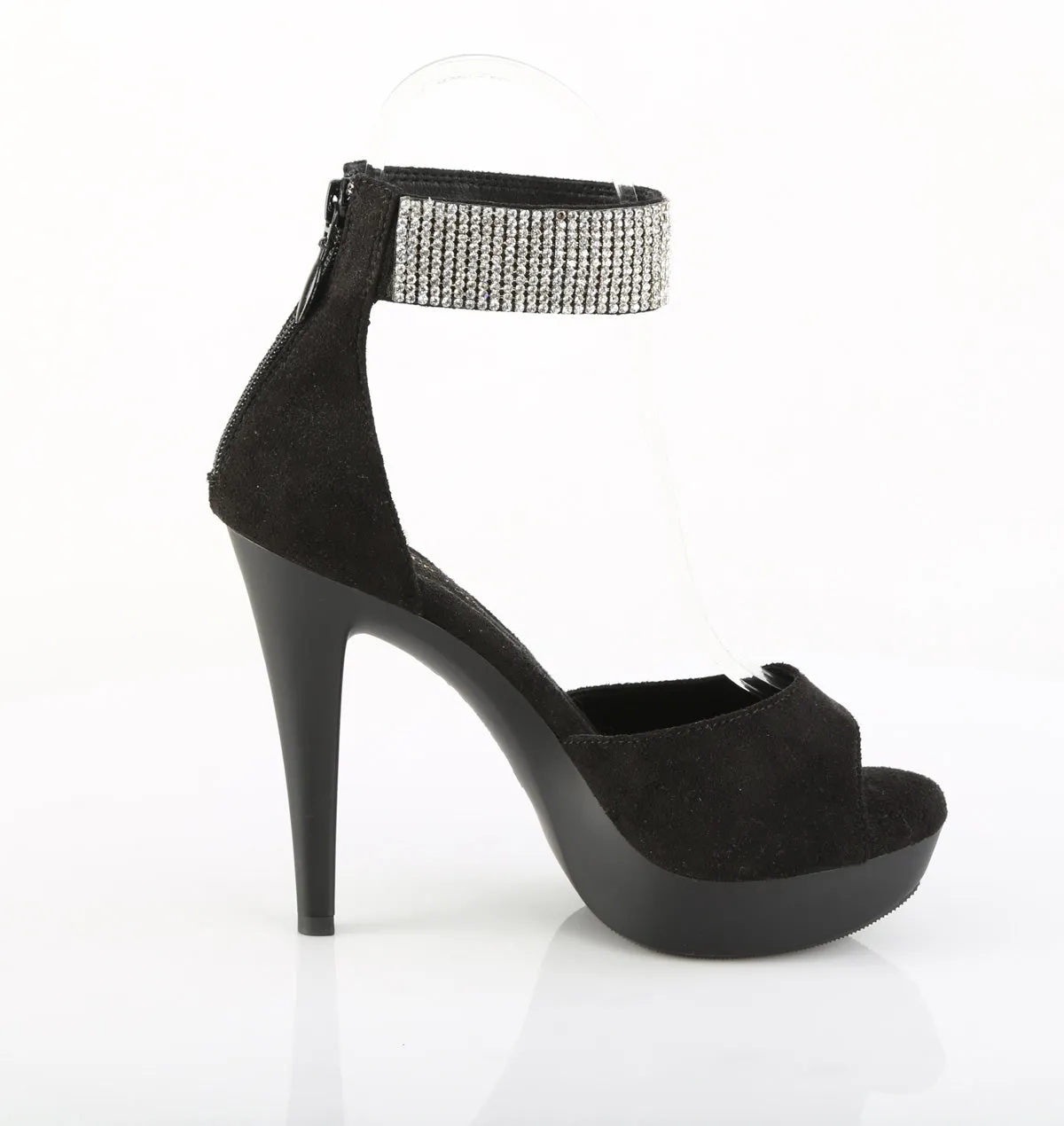 Rhinestone Strap High Heel Sandals COCKTAIL-525