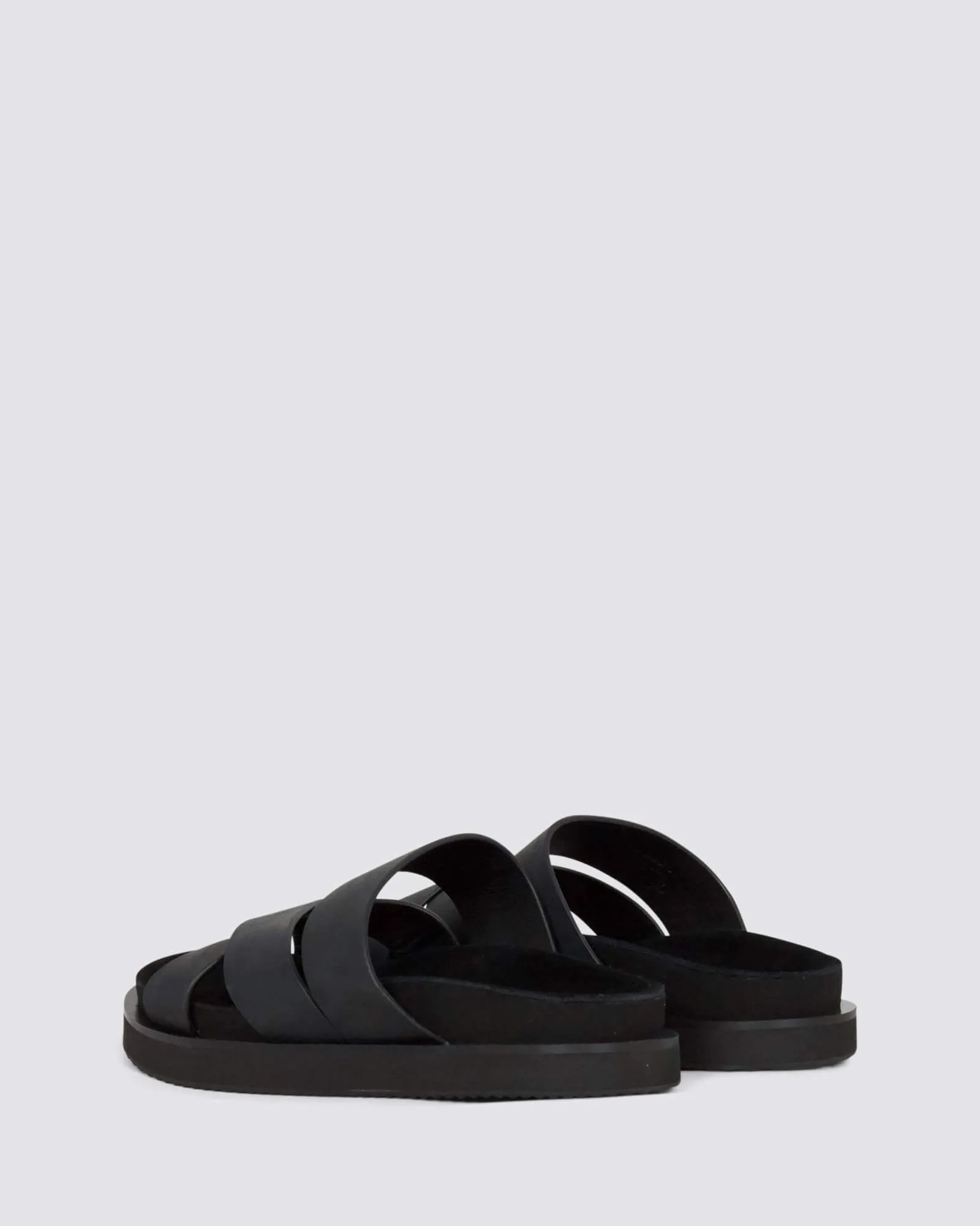 RHODES CROSS SLIDE RUSTIC BLACK