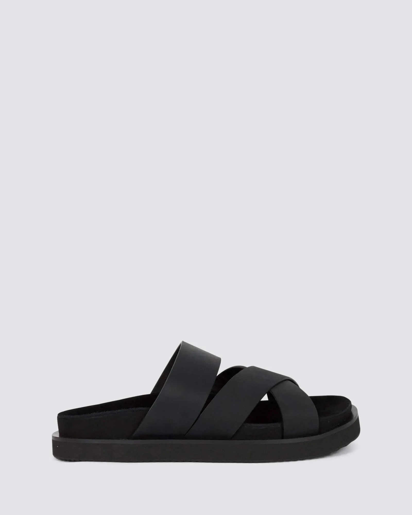 RHODES CROSS SLIDE RUSTIC BLACK