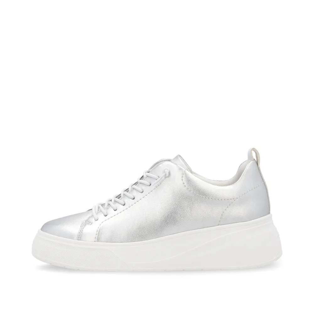 Rieker Sport Ladies Bungee Lace Metallic Sneaker