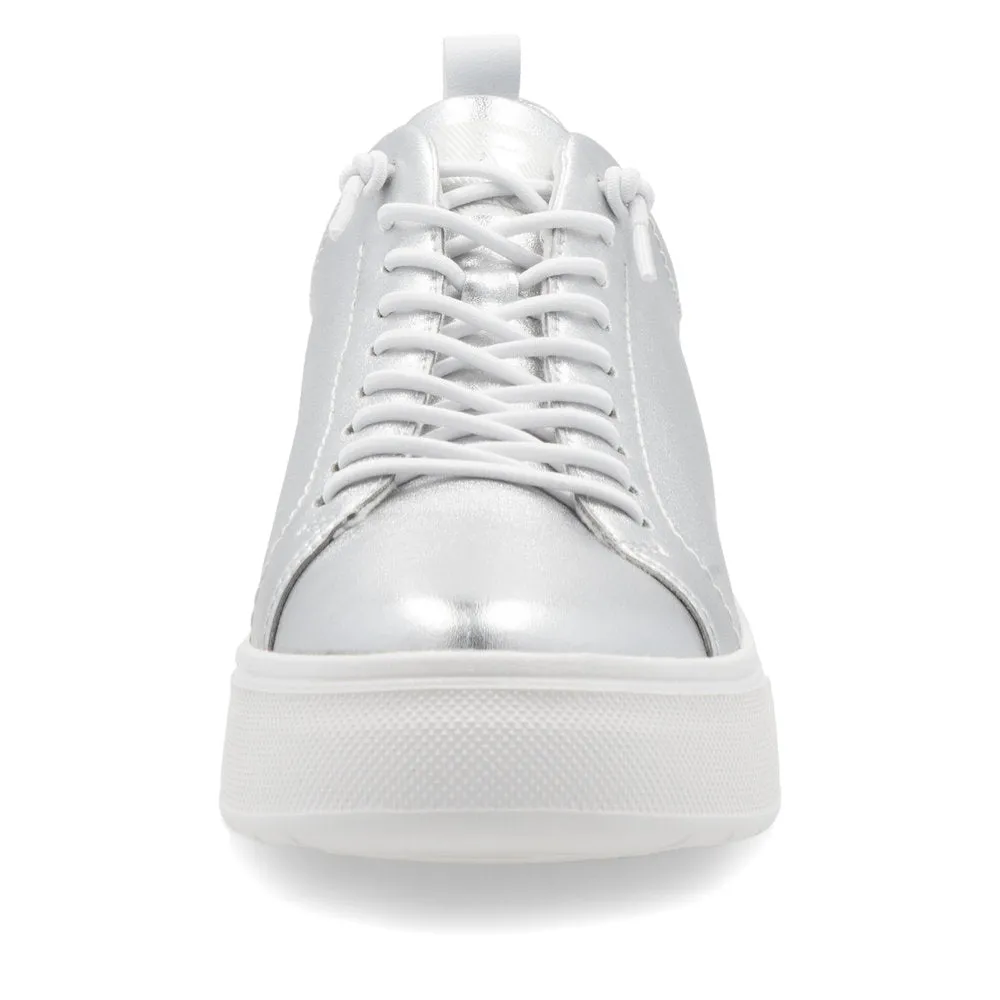 Rieker Sport Ladies Bungee Lace Metallic Sneaker
