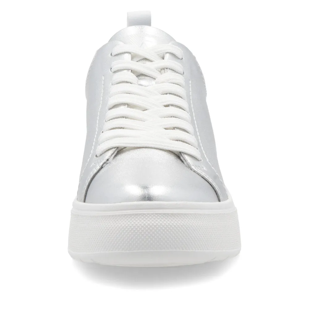 Rieker Sport Ladies Bungee Lace Metallic Sneaker