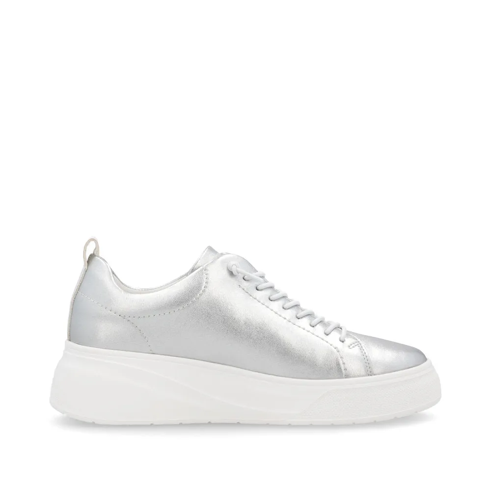 Rieker Sport Ladies Bungee Lace Metallic Sneaker