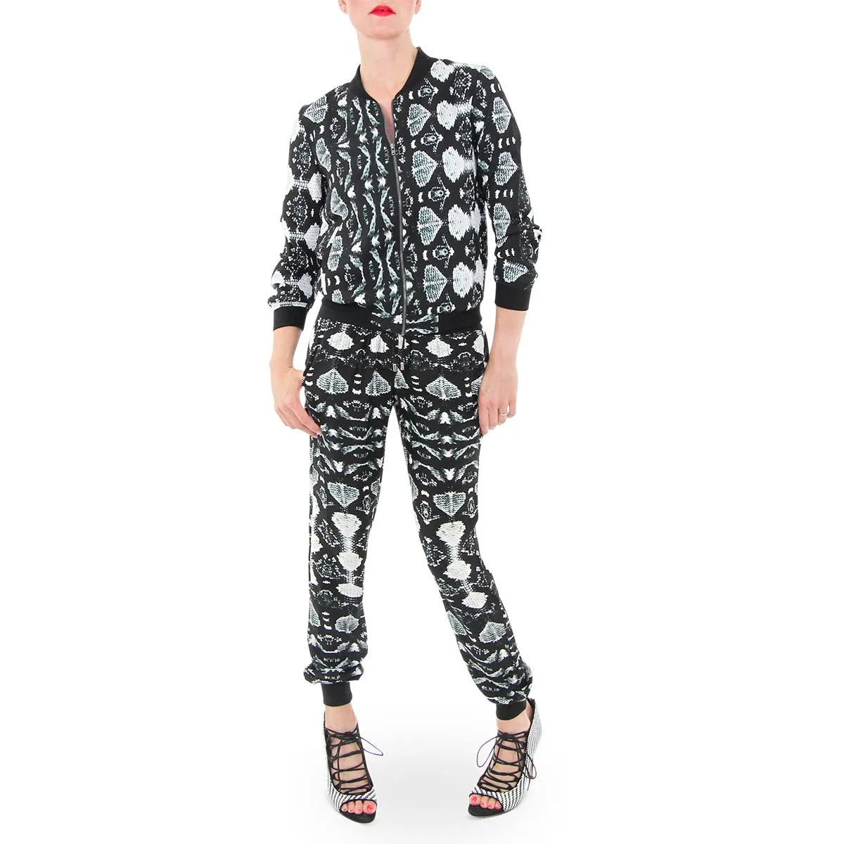 Robyn Reptile Print Track Pant