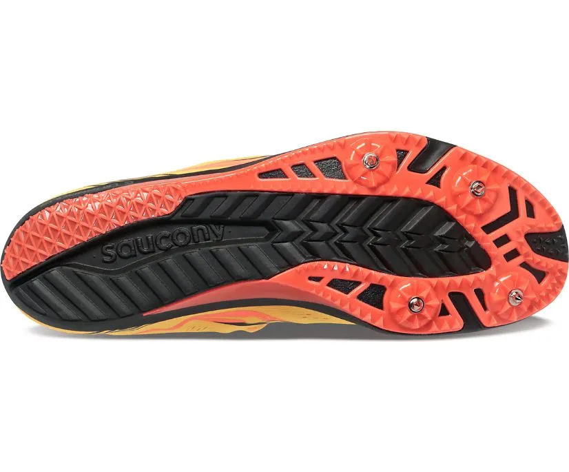 Saucony Mens Endorphin 3 Spike- Vizigold/Vizired (S29070-16)