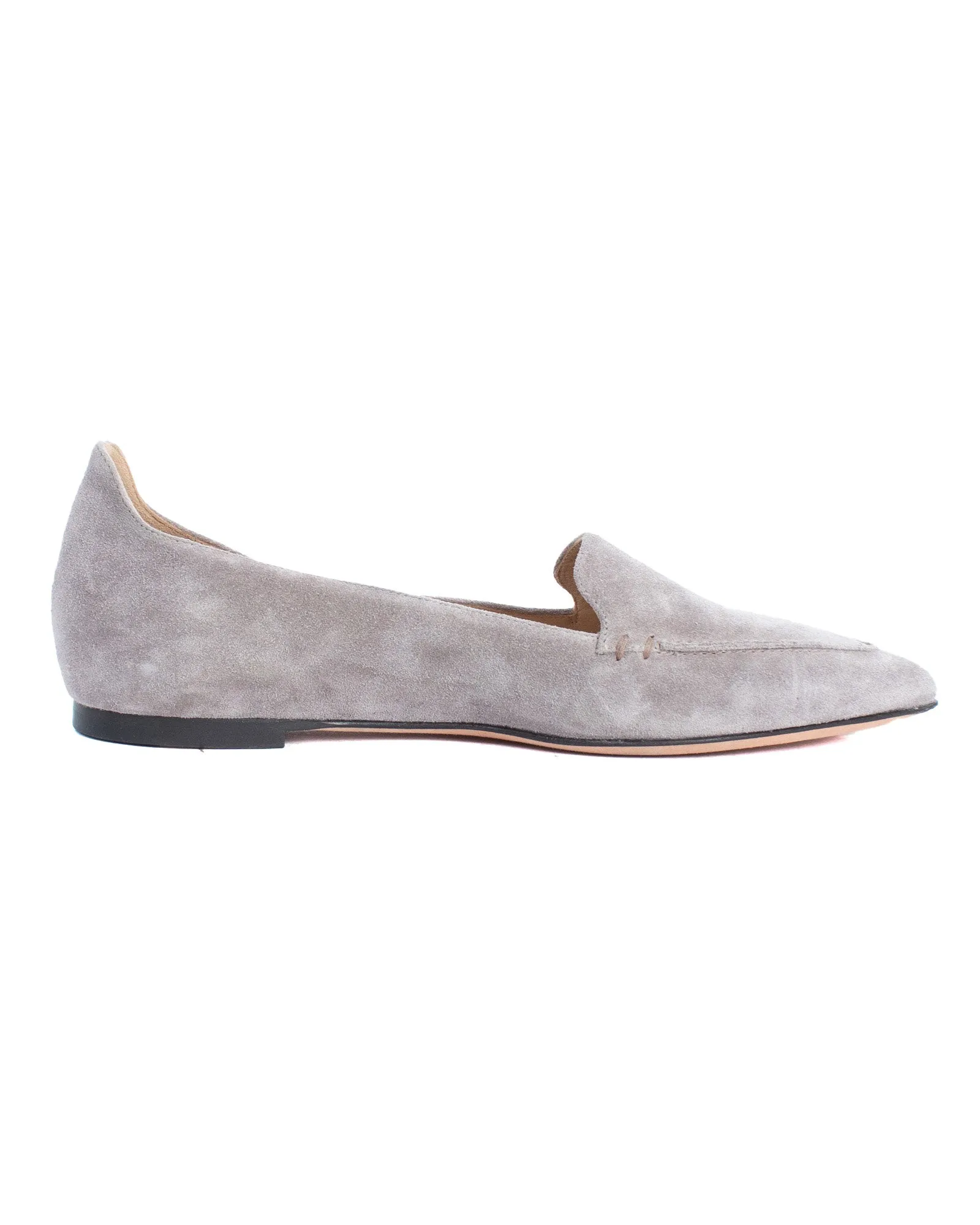 Suede Pointed Toe Loafers