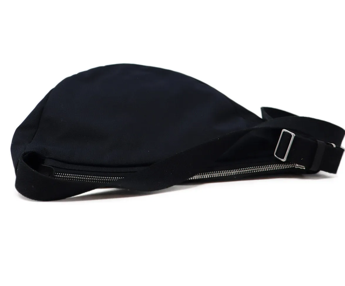 The Row Black Slouchy Banana Crossbody Bag