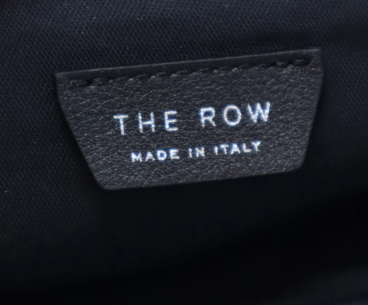 The Row Black Slouchy Banana Crossbody Bag