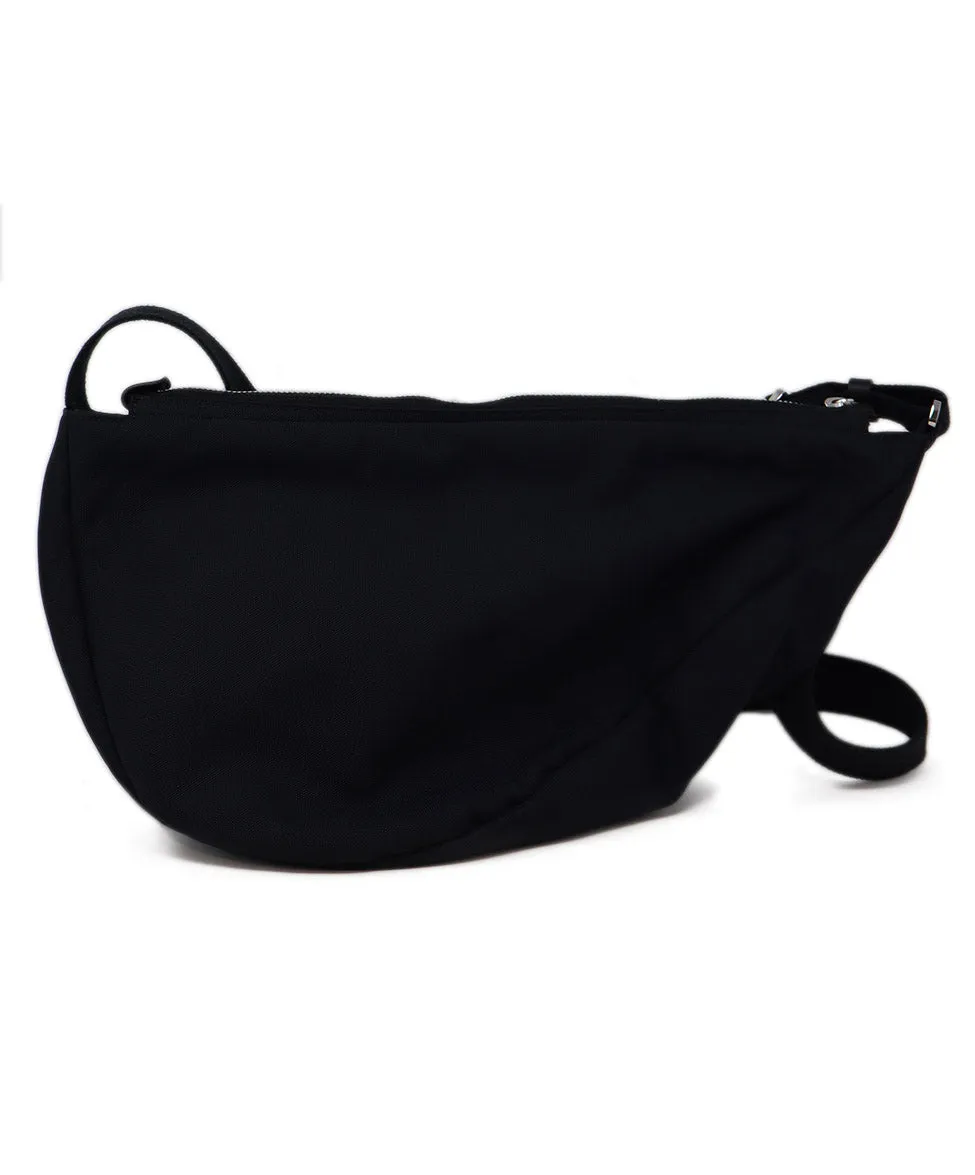The Row Black Slouchy Banana Crossbody Bag