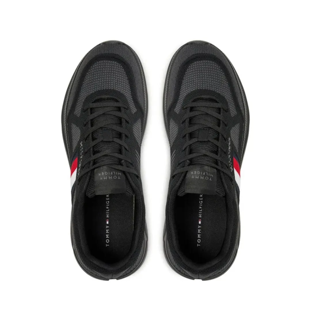Tommy Hilfiger Modern Runner Knit Evo Ess Sneakers FM0FM05245-BLK