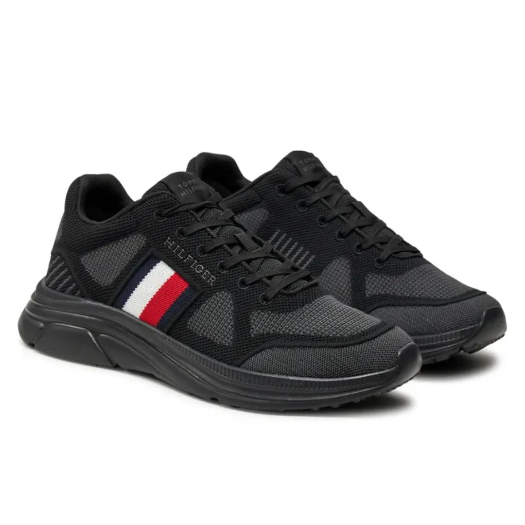 Tommy Hilfiger Modern Runner Knit Evo Ess Sneakers FM0FM05245-BLK