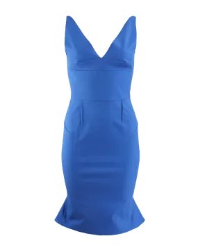 V-Neck Flounce Hem Jasper Dress