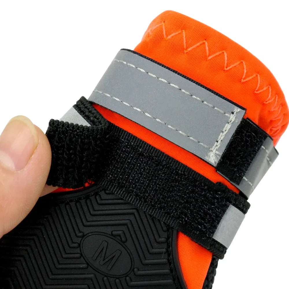 Waterproof Reflective Dog Shoes - Non-Slip Winter Boots for Small, Medium, Large Dogs