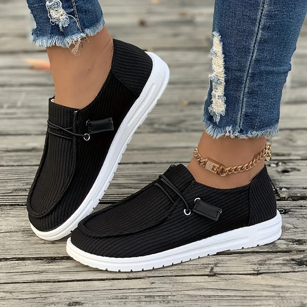 Wear Resistance Non Slip Canvas Sneakers