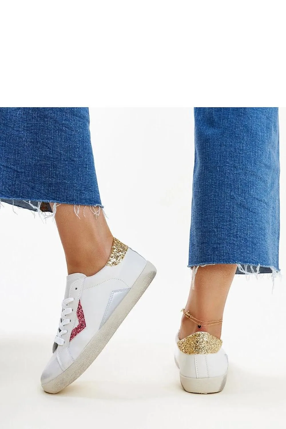 White sneakers