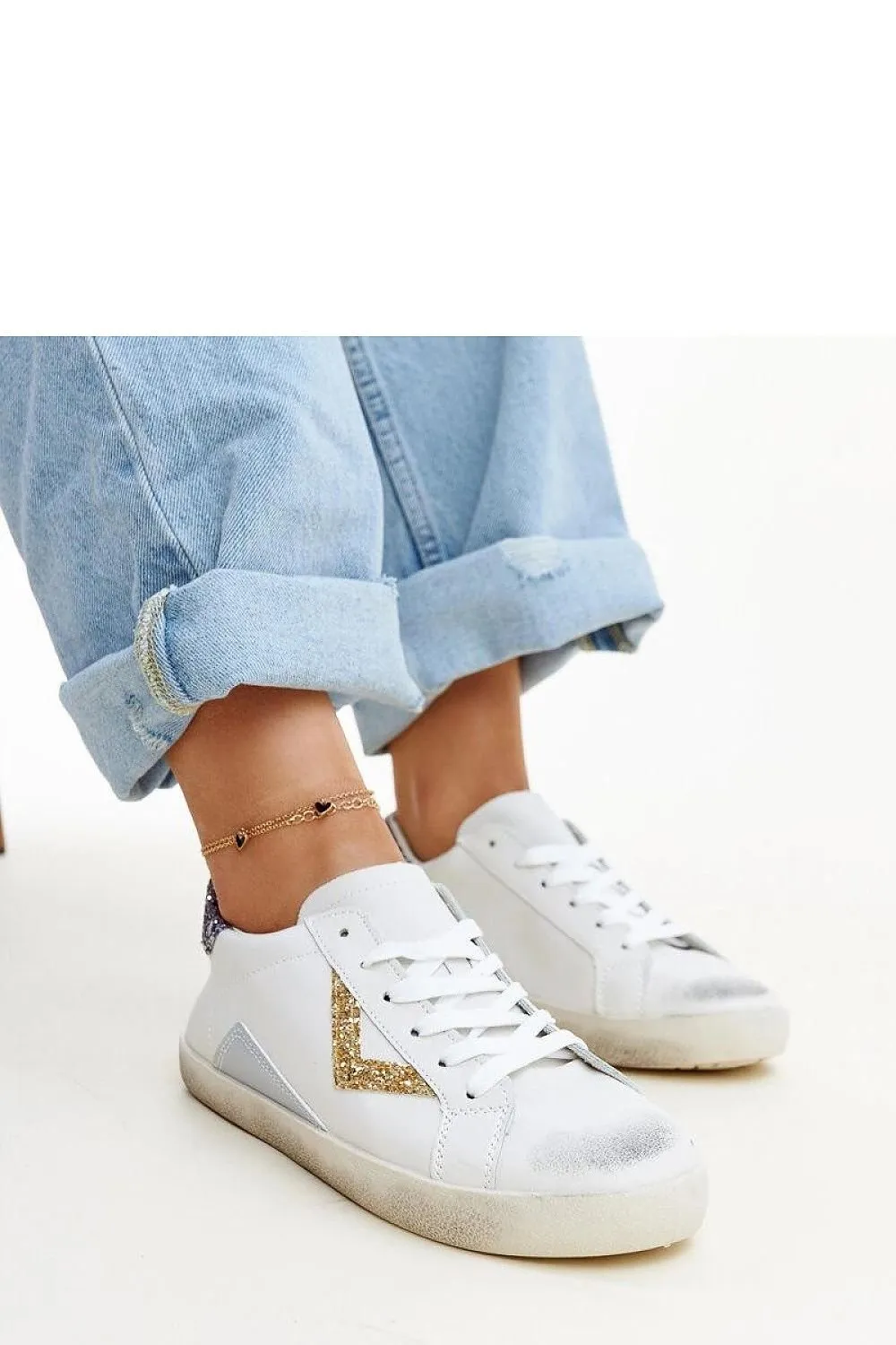White sneakers