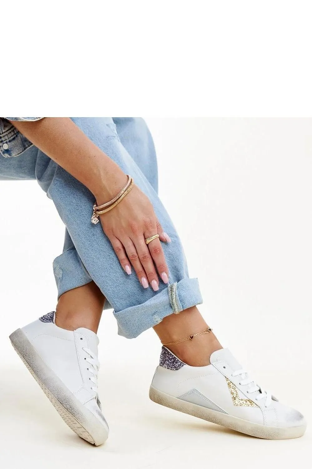 White sneakers