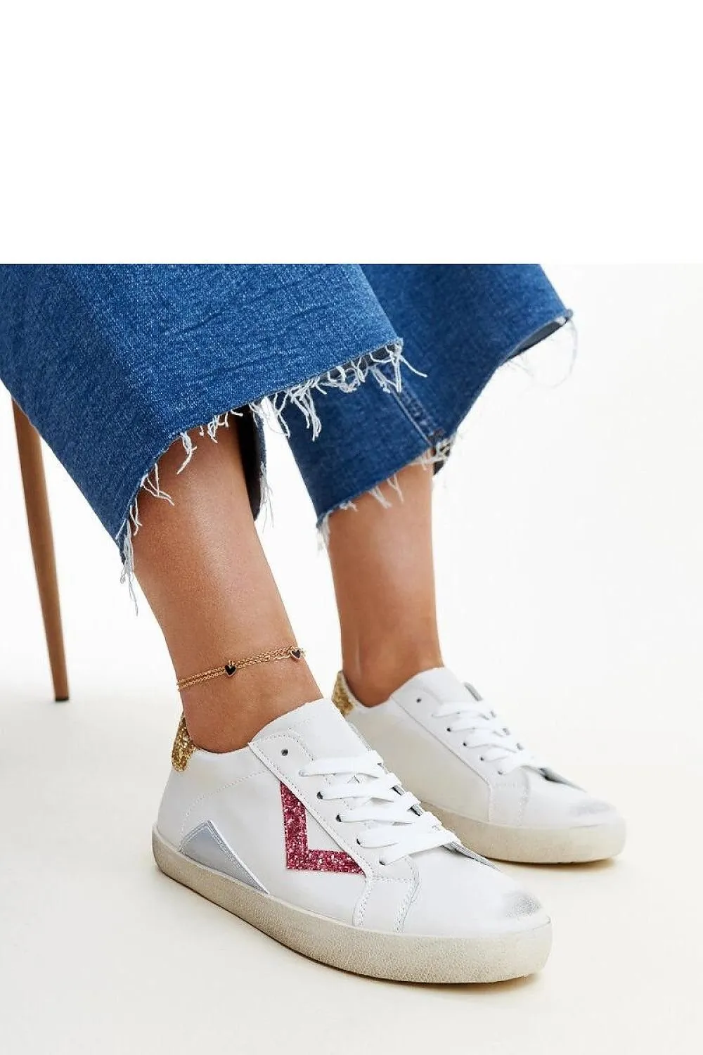 White sneakers