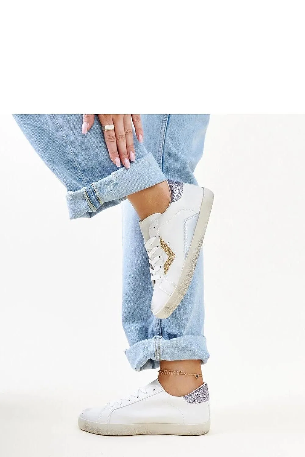 White sneakers