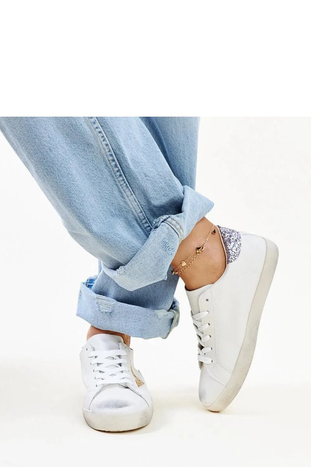 White sneakers